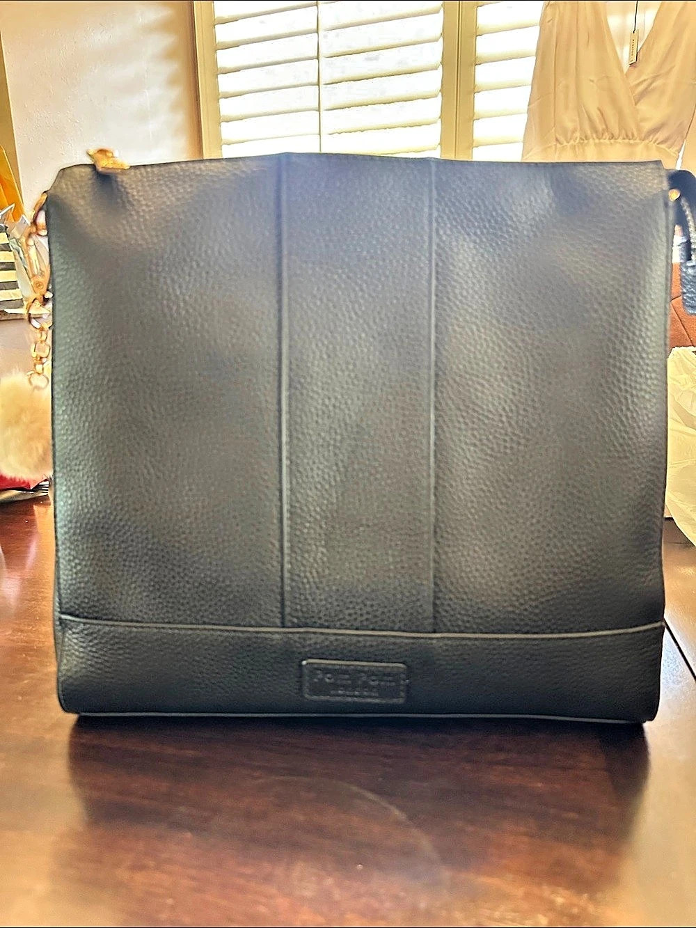 Pom London Westminster Crossbody in black